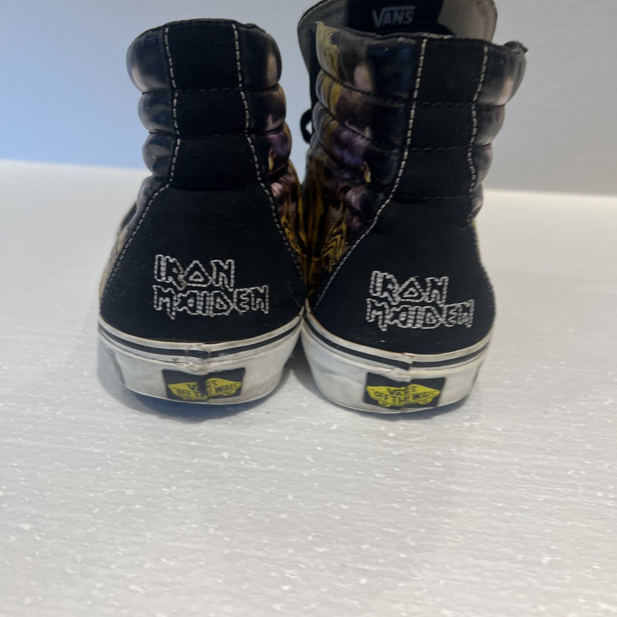 Iron Maiden killers X Vans Sk8 Hi size 10 men's Size 11.5 Women | eBay