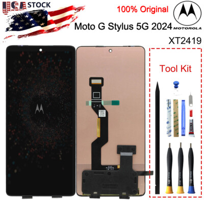 OLED Display LCD Screen Touch Digitizer Frame For Moto G Stylus 5G 2024 XT2419