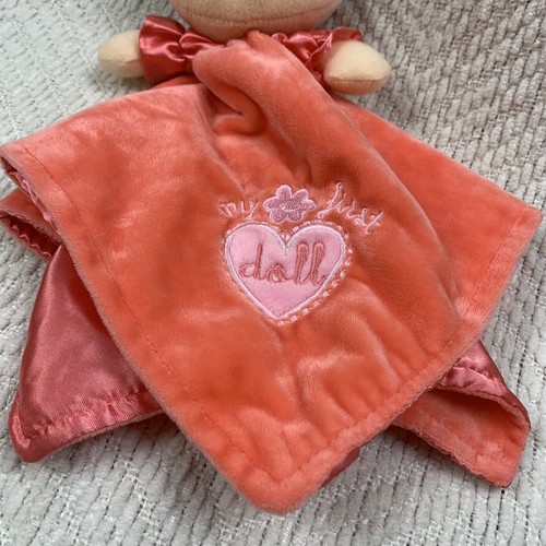 Baby Starters My First Doll Lovey Security Blanket Pink Plush Rattle Pink - Picture 8 of 12