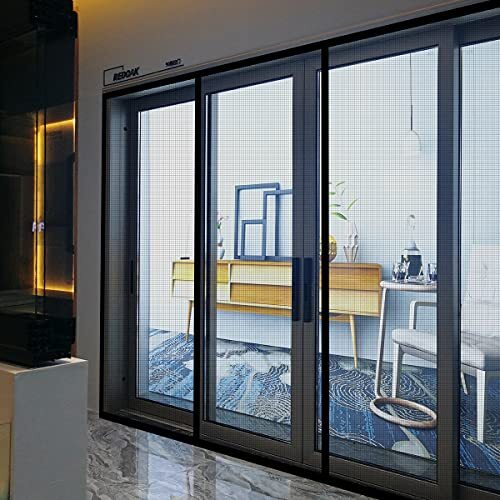 Screen Door for French Door (72"Wx80"L) Glass Sliding Screen Door eBay