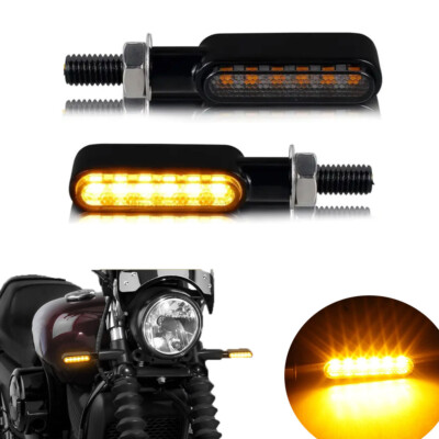 12V Universal Blinklicht LED Motorrad Blinker Sequentiell Lauflicht E-Geprüft DE