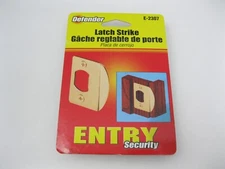Defender E-2307 Deadlatch Latch Door Strike Entry Security Brass 2003 New Sealed