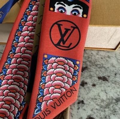 Louis Vuitton Bandeau BB Kabuki Scarf Monogram Daruma Kansai