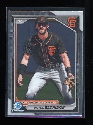 2024 Bowman Chrome Draft #BDC-48 Bryce Eldridge Rookie Card - San Francisco Giants Baseball