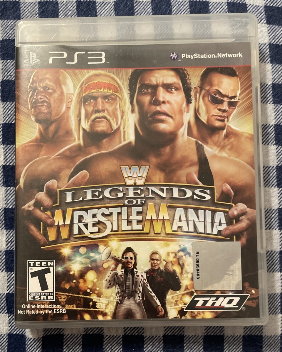 WWE Legends of WrestleMania (Sony PlayStation 3, 2009) PS3