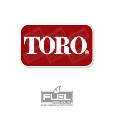 TORO Logo Premium Vinyl Decal for Zero Turn & Walk Behind Mowers - 7.25" x 4.75"