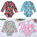 Toddler Girls Swimsuit Cute Swimwear Sleeveless Bathing Suit Ruffles Sunsuit