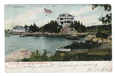 Squantum Club Narragansett Bay Rhode Island Undivided Back Postcard Posted 1910