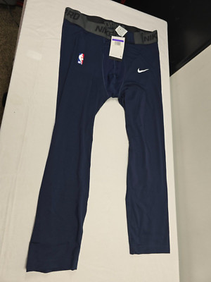 Nike Pro NBA Player Issued 3/4 Compression Tights Men s 2XL Tall Navy DN1547-419