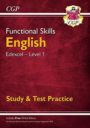 Functional Skills English: Edexcel Level 1 - Study & Test Practice (for 2021 &