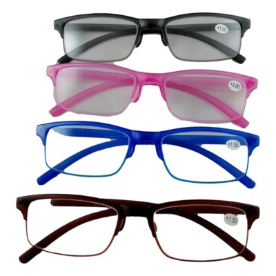 Lesebrille Lupe Presbyoptrie Dioptrien ( +1.0 bis + 3.0 ) mit Etui Herren Damen