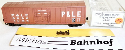 P&LE 6998 50' Rib Box Car Plug Door Micro Trains Line 27050 N 1:160 J157 å | Zustand: Gebraucht