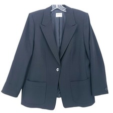 Vintage Giorgio Armani Collezioni Blazer Evening Suit Jacket Navy READ - Large 