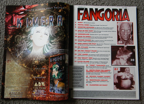 FANGORIA : ISSUE 171 : HORROR : ROMERO/CARPENTER/SPECIES 2/VAMPIRES : 1998 : VG - Picture 3 of 6
