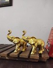 Trunk Up Elephant Showpiece Decorative Statue for Home Office Decor