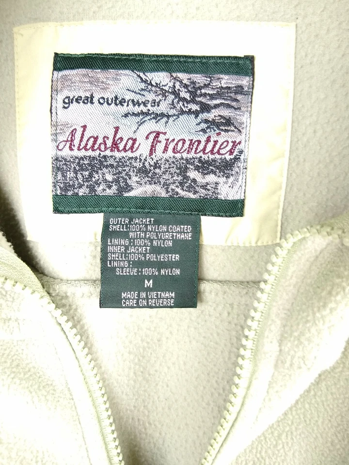 Куртка женская Alaska Frontier Great Outerwear M на молнии из флиса шнур банджи JM1 - Изображение 2 из 4