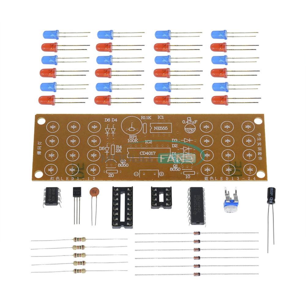 ICubeSart Kit Cubo LED 3D Kit Fai Da Te Cubo Luce LED Elettronica Fai Da Te Kit Cubo 8x8x8 Per