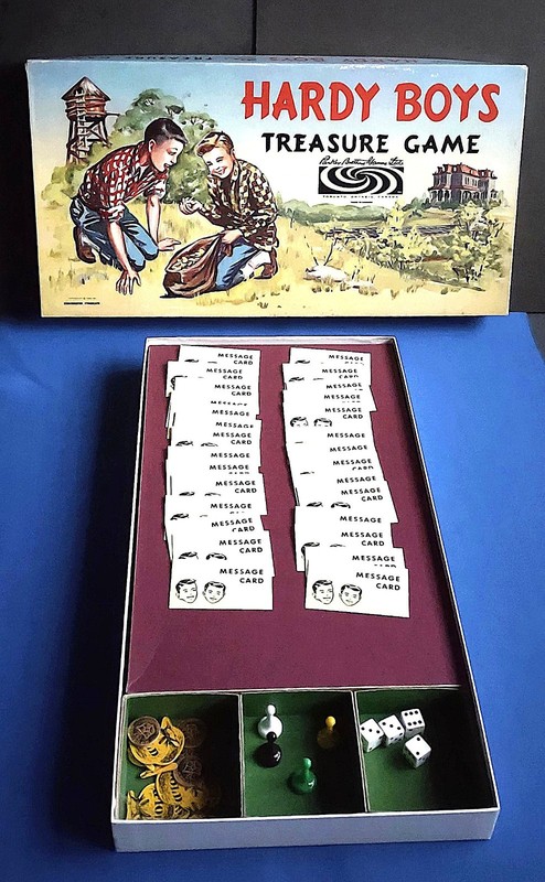 Hardy Boys NEAR FINE! Treasure Board Game Canadian Edition COMPLETE + CELLOPHANE