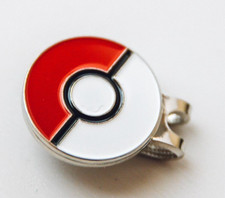 PokeBall Golf Ball Marker with Magnetic Hat Clips