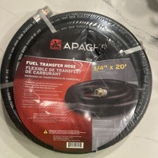 Apache 98108468 3/4" x 20' Farm Fuel Transfer Hose Male x Male Assembly New