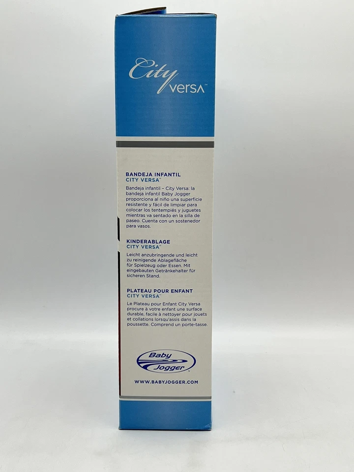 Bandeja infantil Baby Jogger 2012 BJ91402 para aperitivos o juguetes Black City Versa Foto 2 de 4