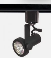 Satco Nuvo TH322 Gimbal Ring MR16 Track Head 1 Light GU-10 Black 50W Lighting