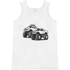 'Racing Monster Trucks' Adult Vest / Tank Top AV055253