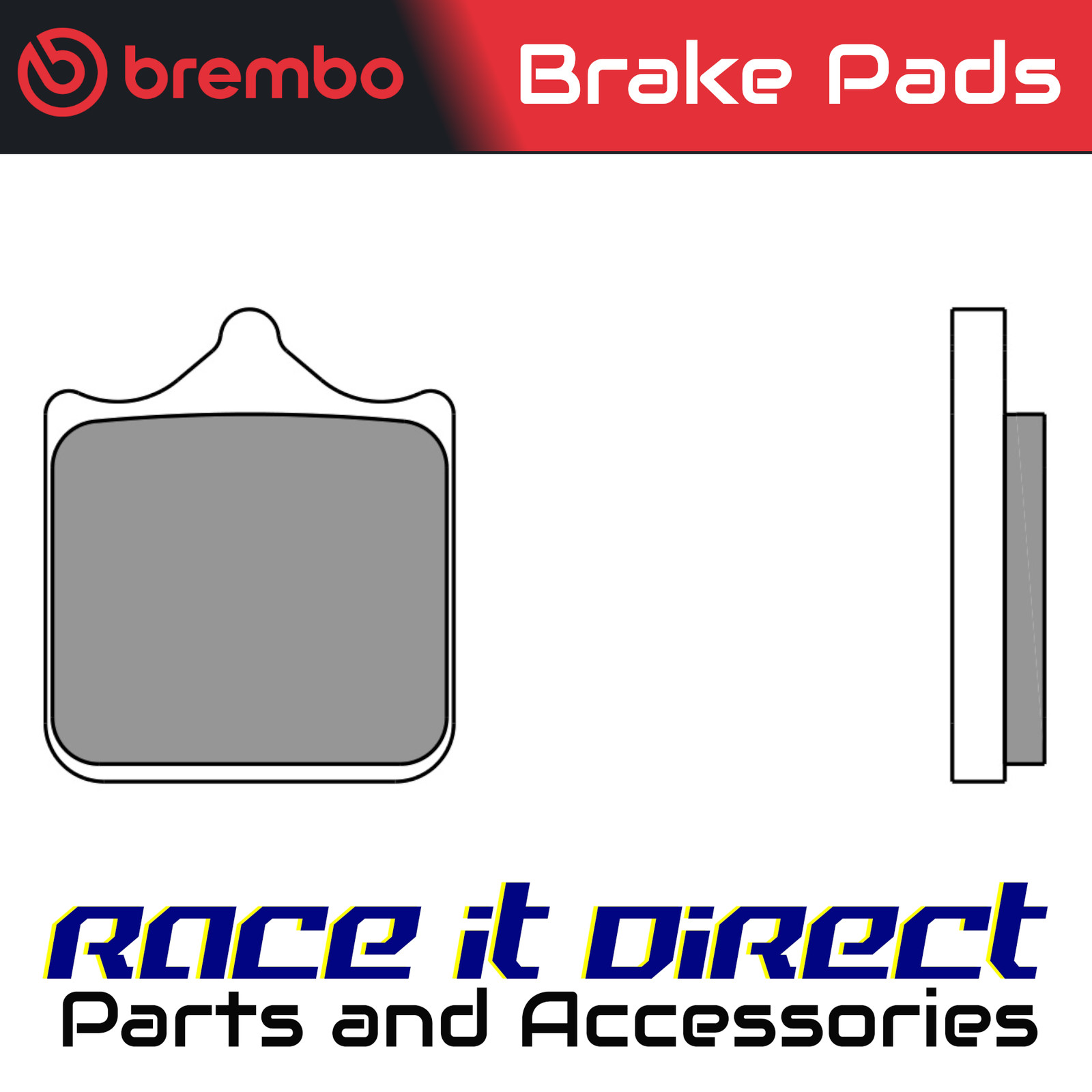 Brake Pads for SWM 600 SUPER DUAL 2016-2018 Front Racing Road Race Brembo