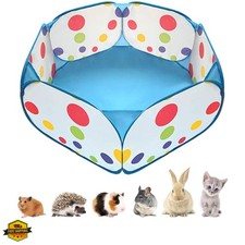 Portable Small Animals Playpen, Outdoor/ Indoor Pop Open Pet Exercise Fence, ...
