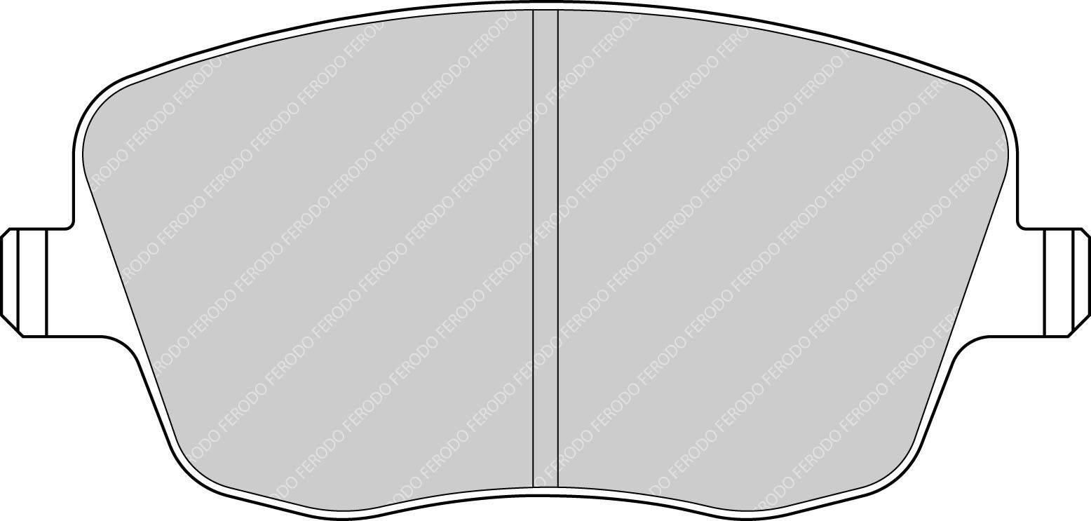 Front Ferodo DS3000 Brake Pads for Skoda Fabia vRS RS 6Y Mk1 1.9 TDI PD130