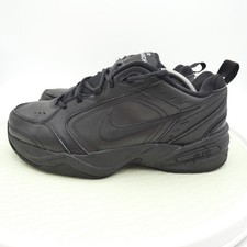 Nike Air Monarch IV 416355-001 Mens 10 Workout Shoes Extra Wide Black Sneakers