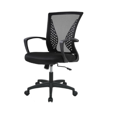 Adjustable Desk Chair with Lumbar Support & 360° Swivel - Fit for All Spaces