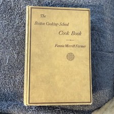 Vintage 1928 The Boston Cooking School Cook Book Fannie Merritt Farmer HC