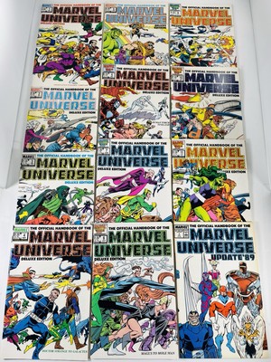19 HANDBOOK OF MARVEL UNIVERSE DELUXE EDITION #1-11 + UPDATE 89 1-8 RUN VF (8.0)