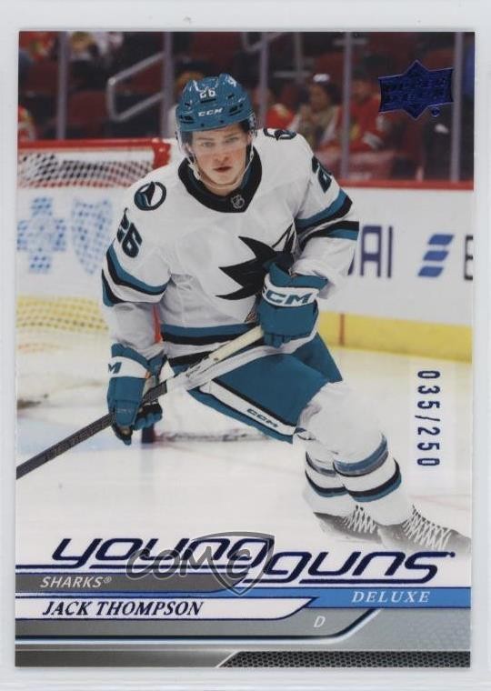 2024-25 Upper Deck Series 2 Young Guns Deluxe 35/250 Jack Thompson #468 4z8