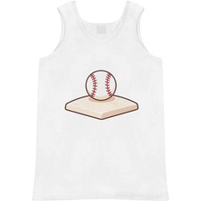 'Baseball  Base Plate' Adult Vest / Tank Top AV063322 