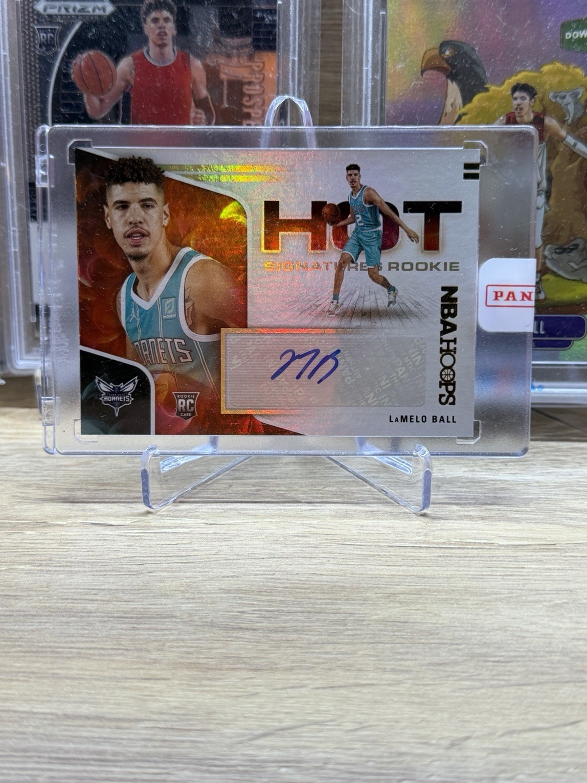 LAMELO BALL 2020-21 PANINI HOOPS #HR-LBA ROOKIE HOT SIGNATURES AUTO RC