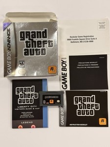 Jeu Grand Theft Auto (GTA) Game Boy Advance – Cartouche Neuve Sous Blister, Action-aventure