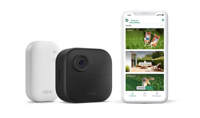 Blink Kamera Outdoor 4  Kabellose Außen HD Sicherheitskamera IP65 1er System NEU