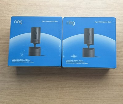Ring Pan Tilt Innenkamera Schwarz Doppelpack Smart Security WiFi Motion Alexa Home