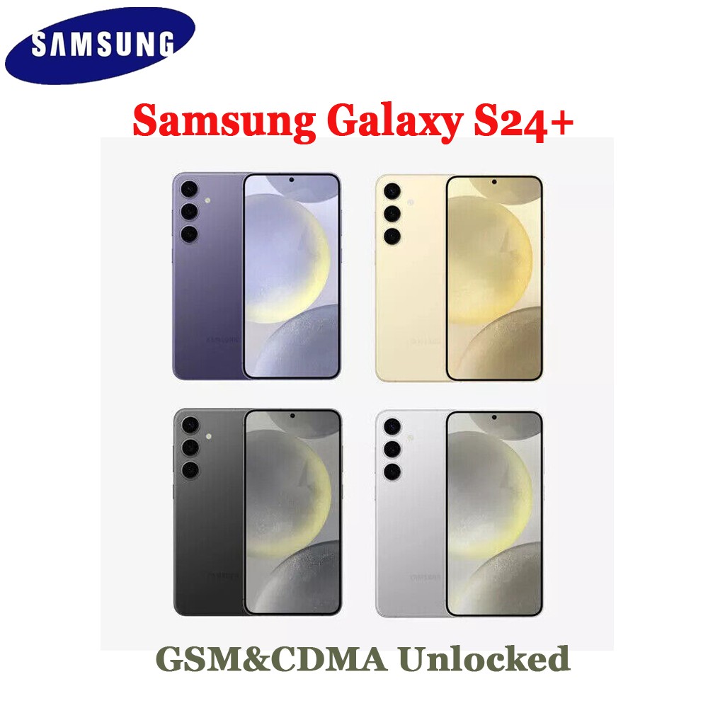 New Sealed Samsung Galaxy S24+ Plus 5G SM-S926U 256GB Factory Unlocked GSM CDMA
