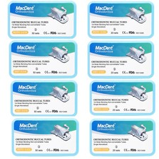 50Sets Tubos bucales de ortodoncia dental 1er 2nd molar Bondable Roth MBT 022
