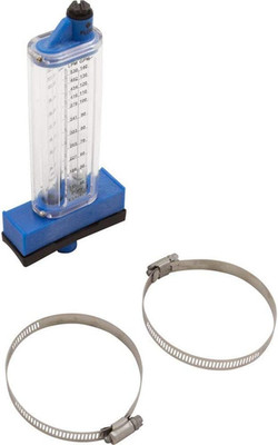 Flowmeter Top Mount 570351T, 40-140 GPM, PVC Flow Meter for 2'' Pipe, Accurate Fl