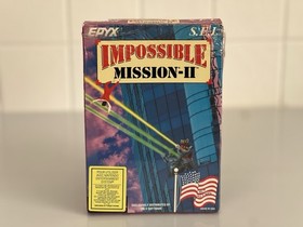 Impossible Mission II NES HES Game Complete AUS SEI Cardboard Release