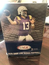 2026 Sage Football Low Series Black Cards. You Pick Your Card