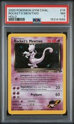 Rocket's Mewtwo 14/132 Gym Challenge Holo Rare