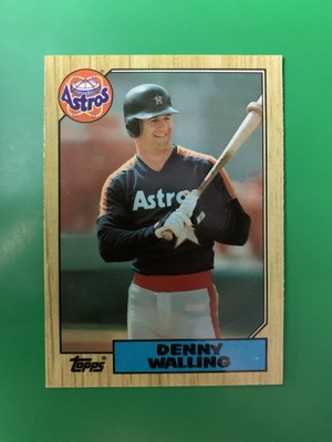 1987 Topps Tiffany Denny Walling Houston Astros #222