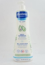 New Mustela Gentle Cleansing Gel Baby Body Wash Shampoo 23.35 Fl Oz