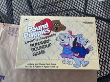 Gioco Round Up Vintage Pound Puppies Runaway -90% Completo (mancano istruzioni)