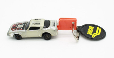 Kidco Firebird Burnin Silber Turbo Schlüssel Auto Vintage 1980 Modellauto Selten